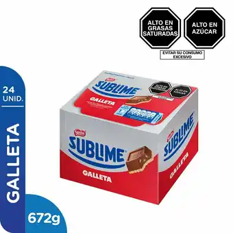 Tottus Chocolate con galleta y maní 24 unds oferta