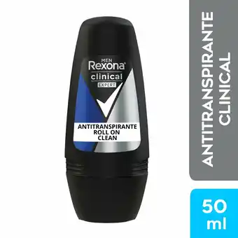 Tottus Antitrans roll rexona men clinical clean cajx50ml oferta