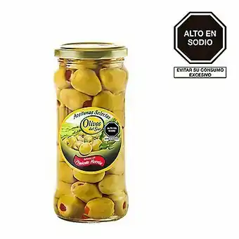 Tottus Aceituna verde pimiento 380 gr oferta