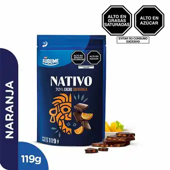Tottus Chocolate 70% con naranja 119 gr oferta