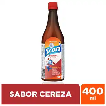 Tottus Aceite de hígado de bacalao sabor cereza oferta