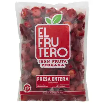 Vivanda Fresa entera el frutero congelada bolsa 1kg oferta