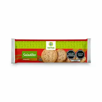 Tottus Galletas saladas integrales oferta