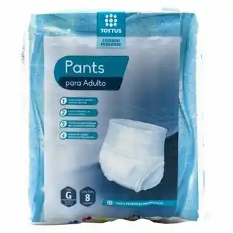 Tottus Pants para adulto talla g oferta