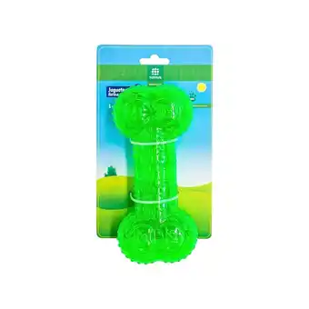 Tottus Juguete hueso color verde para perro oferta