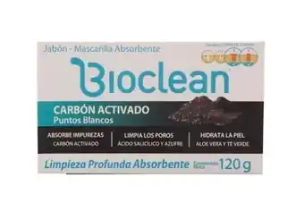 Tottus Jab bioclean carbon actv puntos blancos caj x120g oferta