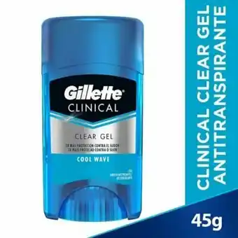 Desodorante clear gel clinical cool wave