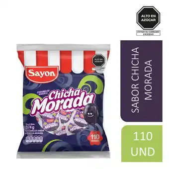 Tottus Caramelo chicha morada 374 gr oferta