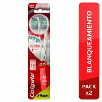 Tottus Cepillo den colgate 360 luminous sve blis x 2und oferta