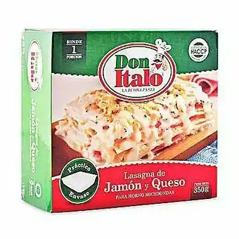 Tottus Lasagna jamon y queso congelada oferta