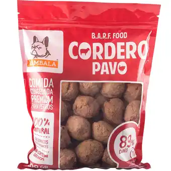Tottus Alimento congelado para perro premium cordero con pavo oferta