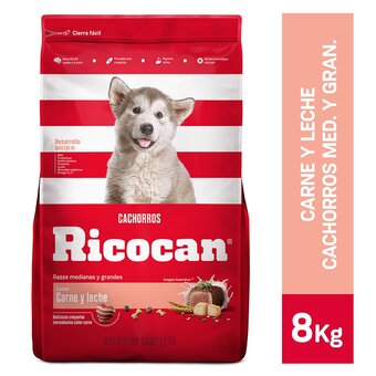 Tottus Croquetas sabor carne y leche cachorros razas medianas y grande oferta