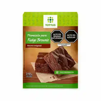 Tottus Pre mezcla fudge brownie oferta