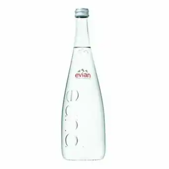 Tottus Evian agua vidrio oferta