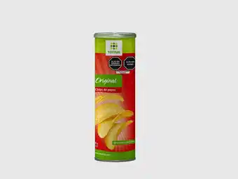Tottus Chips de papas sabor original oferta