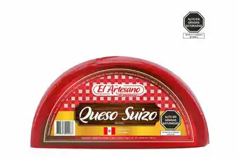 Tottus Queso suizo el artesano x kg oferta