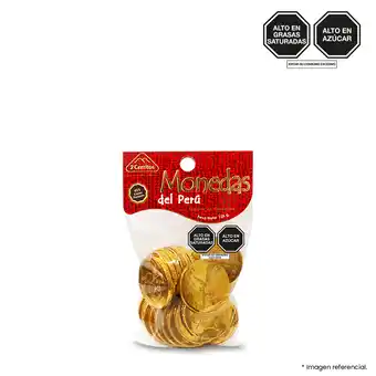 Tottus Monedas chocolate 45% cacao 125 gr oferta