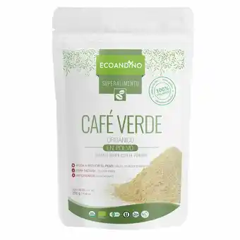 Tottus Café verde en polvo orgánico 200 gr oferta
