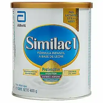 Tottus Similac 1 pro sensitive 400 gr oferta