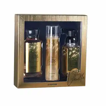 Tottus Set colonia con brillo + gel de ducha + jabon espuma oferta