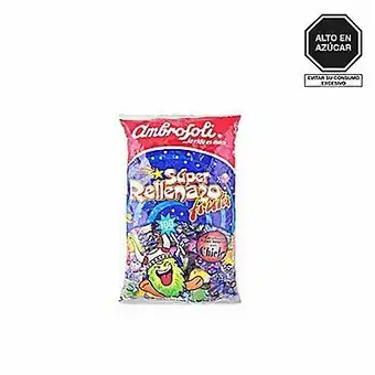 Tottus Caramelos súper rellenazo chicle 100 unds oferta