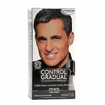 Tottus Tinte para hombre control gradual negro 27.5 ml oferta