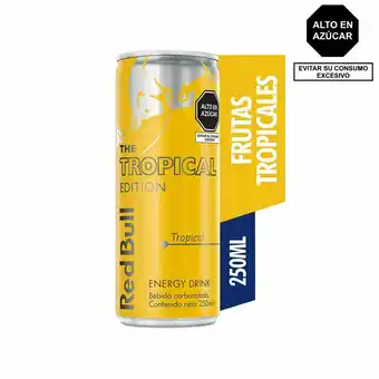 Tottus Red bull tropical 250 ml oferta