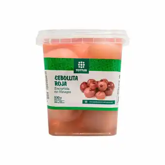 Tottus Cebollita roja encurtida en vinagre oferta