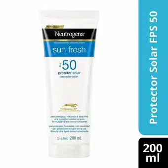 Tottus Ntg sunfresh crema fps50 x 200ml oferta