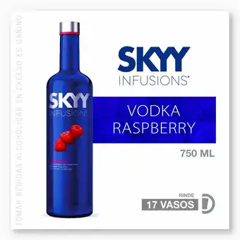 Tottus Vodka skyy raspberry oferta
