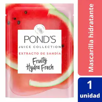 Tottus Mascarilla facial fruity hydra de sandia oferta