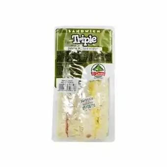 Tottus Triple jamon pollo huevo oferta