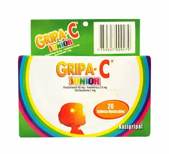 Tottus Antigripal tableta masticable gripa c junior oferta