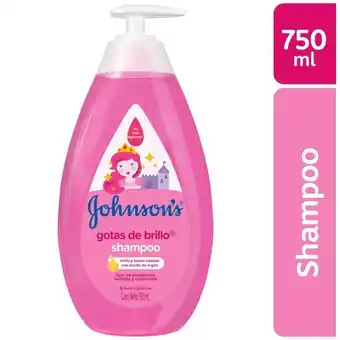 Vivanda Shampoo para bebé johnson's baby gotas de brillo botella 750ml oferta