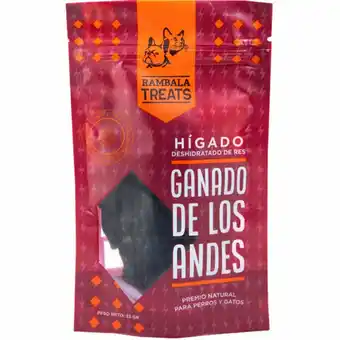 Tottus Alimento deshidratado hígado de res oferta
