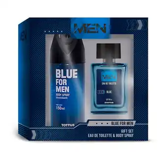 Tottus Colonia blue 50 ml + body spray blue 150 ml oferta