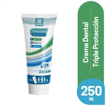 Tottus Crema dentaltriple proteccion oferta