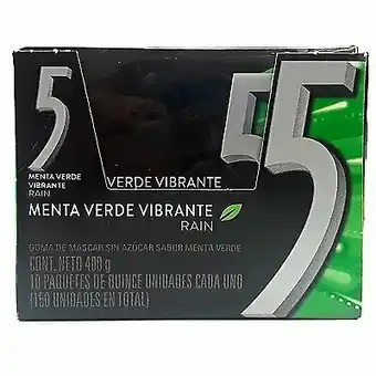 Tottus Goma de mascar sin azucar sabor menta verde oferta