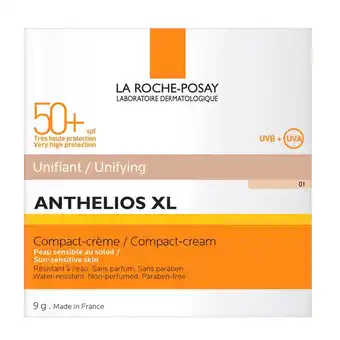 Tottus Anthelios xl compacto tono gold spf50+ 9 gr. oferta