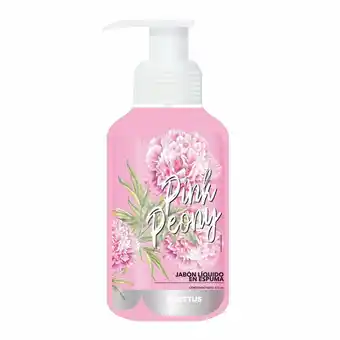 Tottus Jabon en espuma pink peony oferta