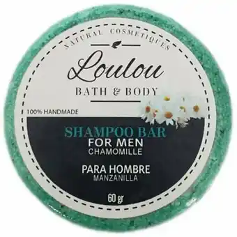 Tottus Shampoo en barra para hombre manzanilla oferta