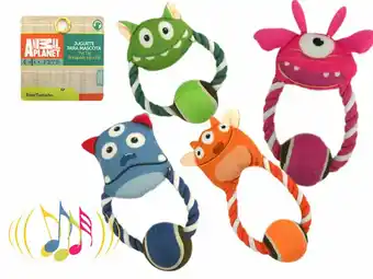 Tottus Juguete p/mascotas monstruo tenis oferta