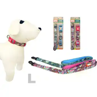 Tottus Collar + correa p/mascota l 3/4x 14/20 3/4x3ft oferta