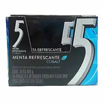 Tottus Goma de mascar sabor menta 10 unds oferta
