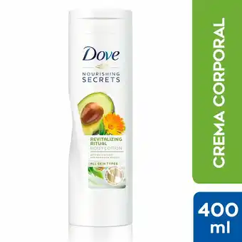 Tottus Crema corporal ritual revitalizadora palta y calendula oferta