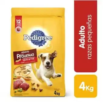 Tottus Comida para perros pedigree adultos pequeñas 4 kg - bolsa 4 kg oferta