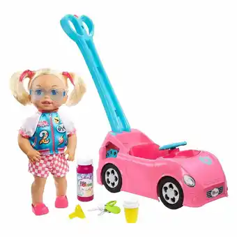 Tottus Little mommy muñeca paseo con burbujas oferta