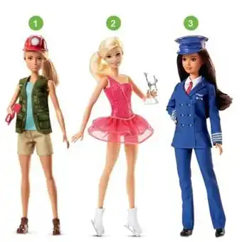 Tottus Barbie profesiones surtido de muñecas oferta