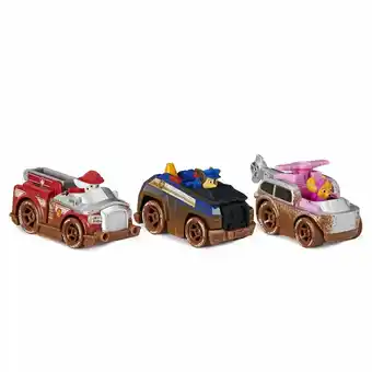 Tottus Pack x3 vehiculos de metal paw patrol oferta