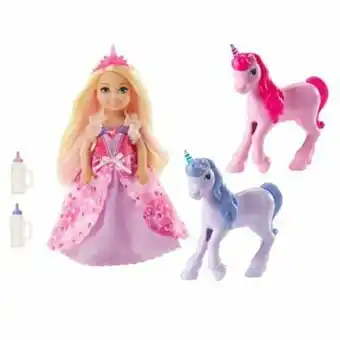 Tottus Barbie chelsea y unicornios oferta